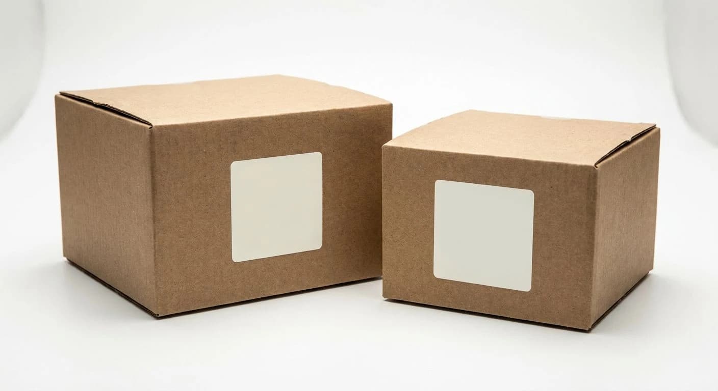 Foto comparativa de empaques OEM