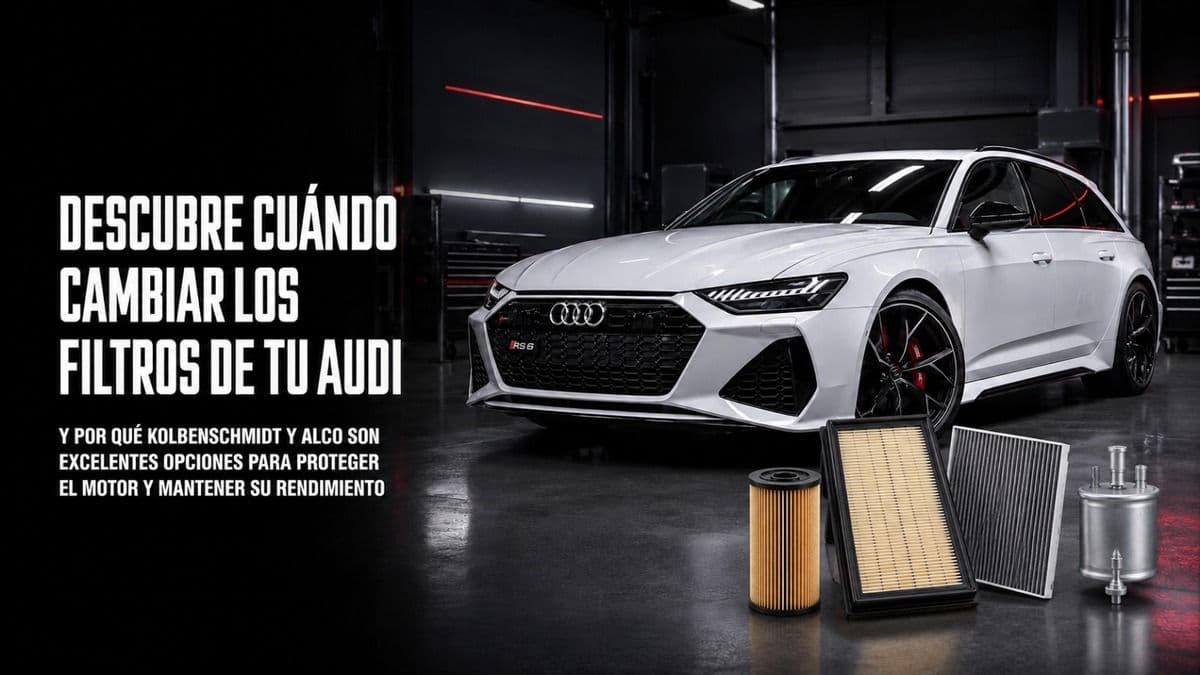 Filtros para Audi: pequeños componentes que protegen una gran máquina