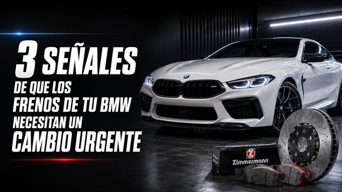 3 señales de que los frenos de tu BMW necesitan un cambio urgente