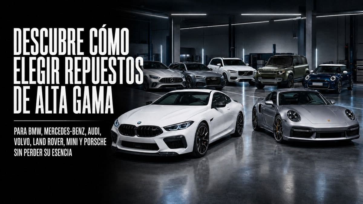 Repuestos premium para BMW, Mercedes-Benz, Audi y másRepuestos premium para BMW, Mercedes-Benz, Audi y más